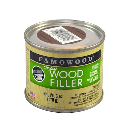 Eclectic Products 6 Oz Walnut Famowood Solvent Based Original Wood Filler 36141142